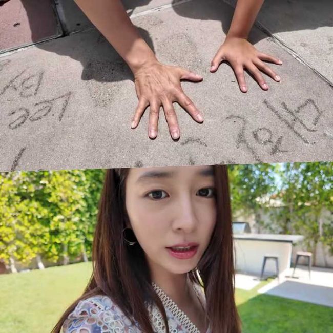 <b>이민정</b> 뿌듯..LA 할리우드 거리에 '이병헌' 핸드프린팅('<b>이민정</b>MJ')