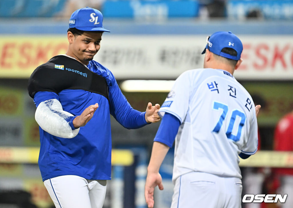 <b>박병호</b> 1군 복귀, 불펜 무너진 삼성 분위기 바꾸나…박진만 감독 "우리...