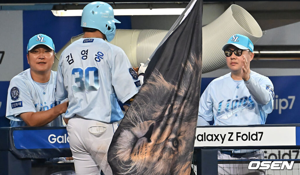 ‘0점-1점-2점-2점’ 4연패 삼성, 포수는 <b>발 부상</b>→홈런왕은 발뒤꿈치 통...