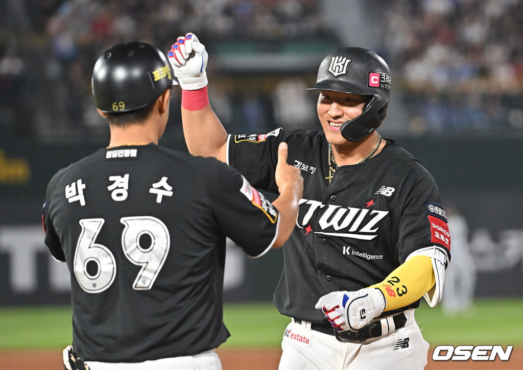 '타출장+OPS 1위!' 괴력의 고릴라 인증, 생태계 정리하며 규정타석 진입...