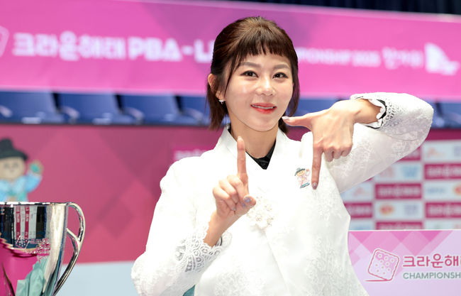 '풀세트 혈투 끝 승리' <b>김가영</b>, 2연속 '한가위 <b>여왕</b>' 등극 '통산 17승'