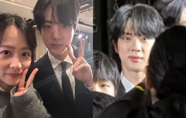 BTS 진, '민폐<b>하객</b>' 등극..<b>곽튜브 결혼식</b>서 '자체발광 비주얼' 포착 [핫...