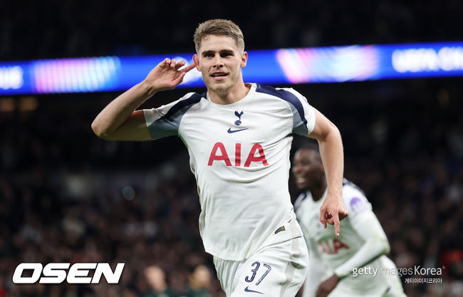 '손흥민 푸스카스골 재현' 10명 싸운 <b>토트넘</b>, 코펜하겐 4-0 격파! UEFA 대...