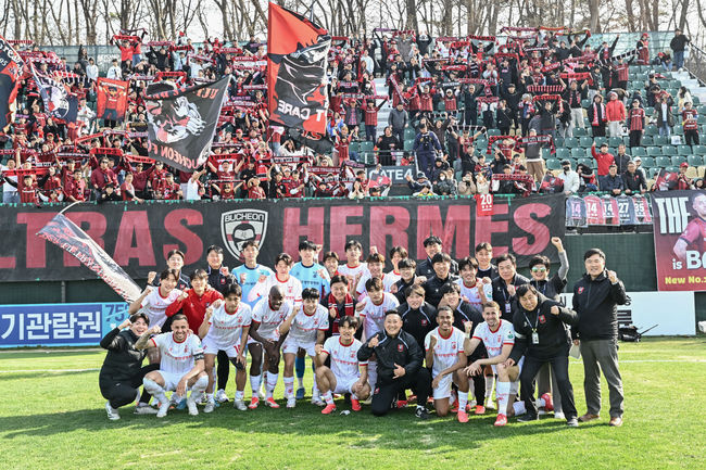 '<b>PO 진출</b> 눈앞' 부천FC1995, 올 시즌 정규리그 마지막 원정 김포전 승리...