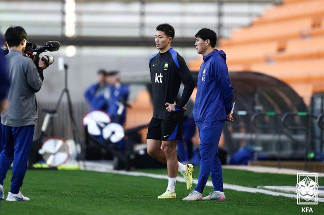 ‘<b>조규성</b>-이강인 <b>합류</b>’ <b>홍명보호</b>, 26인 완전체로 첫 훈련실시…오늘 결...
