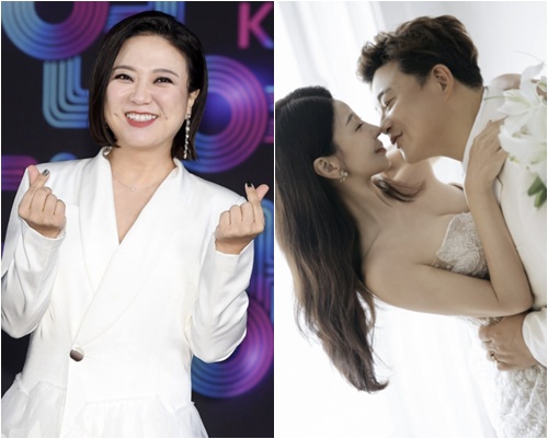 "前아내 의리” 김숙, '연락두절' <b>윤정수 결혼</b>식 빛냈다..'가상부부' 종...