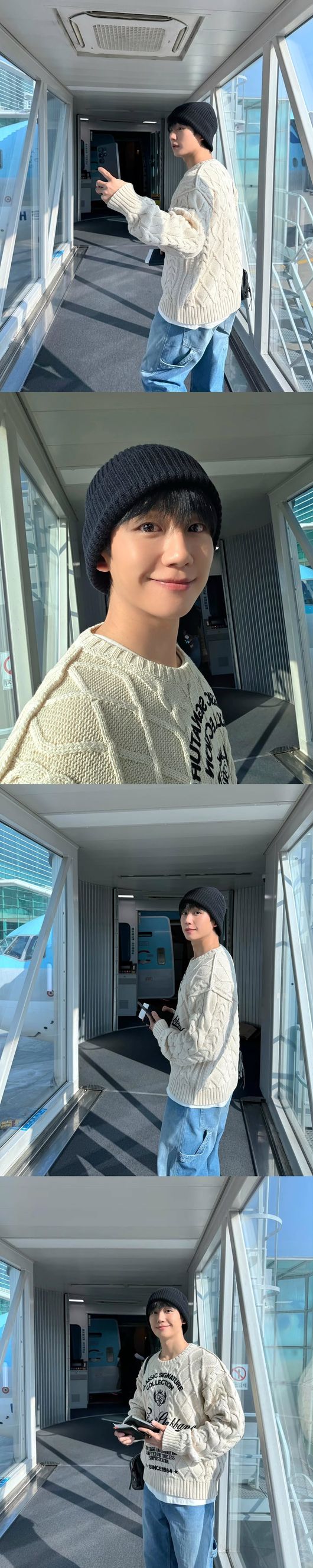 남친룩의 정석을 보여준 해인님의 훈훈함
