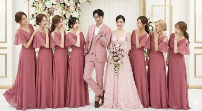 '법적 부부' 변요한♥티파니 웨딩사진, AI 였다…"촬영한 적 없다" [공식입장]