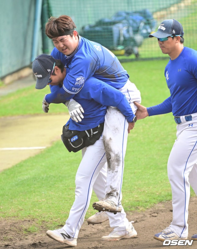 이승엽도 걱정하며 응원했는데, 삼성 또 부상 날벼락…이번엔 포수다, “조기 귀국→햄스트링 MRI 검진” [오!쎈 오키나와]