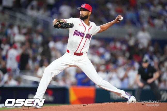'이럴 수가' ML 13승 에이스가 2이닝도 버티지 못했다…이변 발생하나 [WBC]