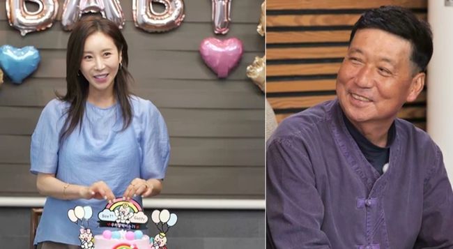 '47세 최고령 산모' <b>한다감</b>, 父 아들 태몽 공개 "먹구렁이 꿈 꿔"(슈돌)