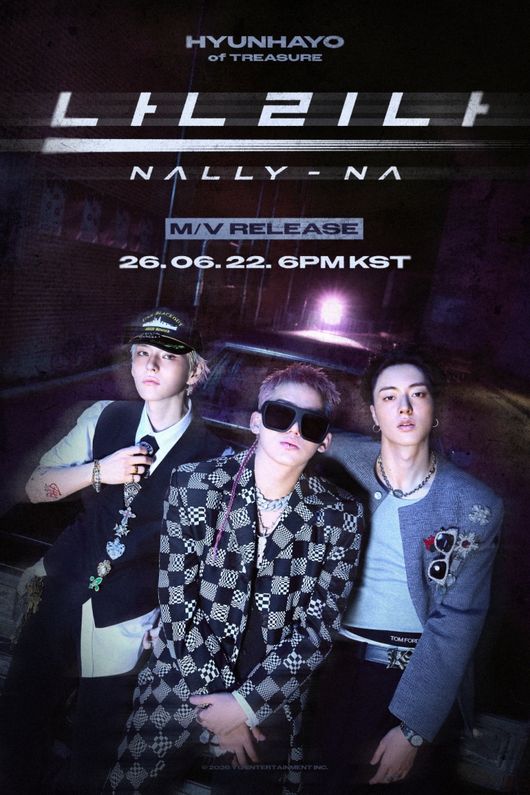 YG LIFE – TREASUREラッパーユニット「HYUNHAYO」、『NALLY-NA』MVを22