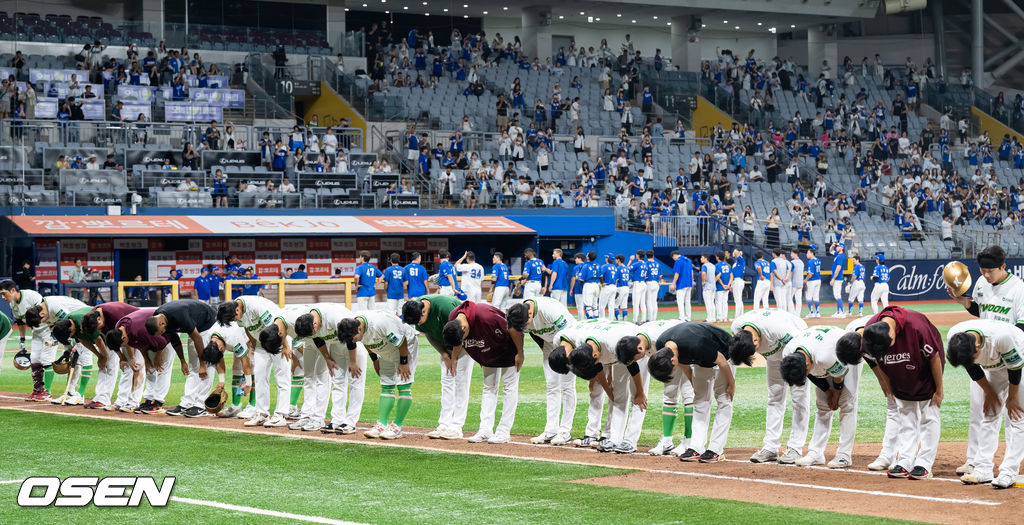 [사진]3-3 <b>무승부</b> 거둔 <b>키움</b>-<b>삼성</b>