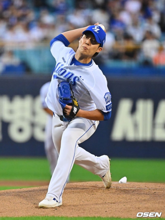 [OSEN=대구, 이석우 기자] 삼성 라이온즈 원태인 042 2026.09.09 / foto0307@osen.co.kr