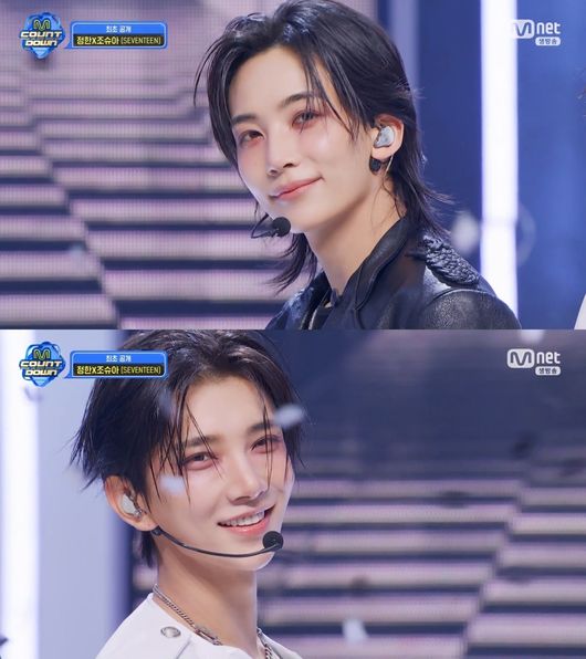Mnet『M COUNTDOWN』で「12 o’clock」を披露するジョンハンとジョシュア