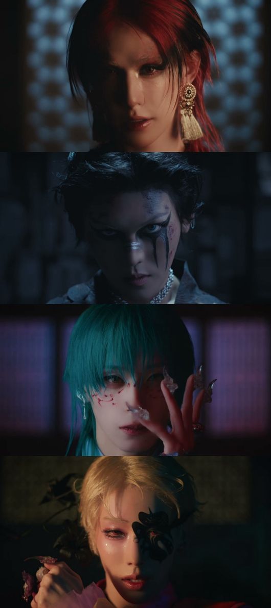 XLOV「Hush」のミュージックビデオティーザーに登場するメンバー