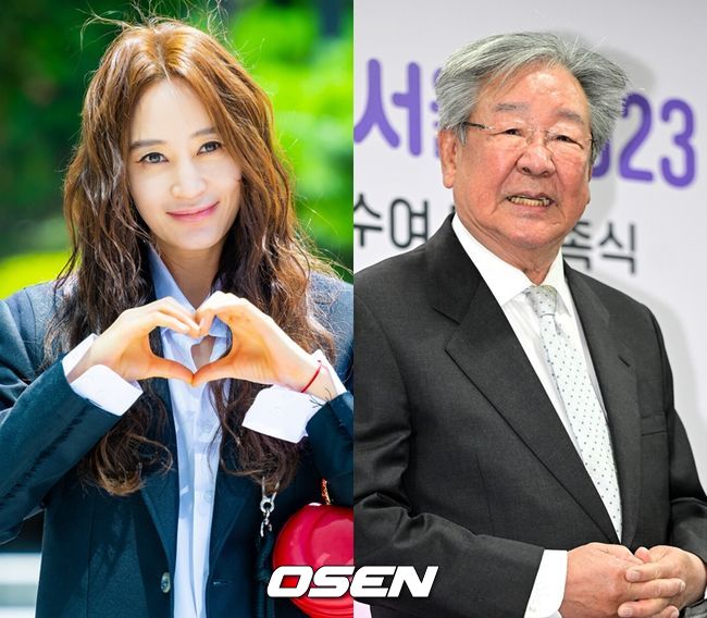 김혜수, "아빠 같은" 故 <b>최불암</b>과 작별 인사..빈소 밖에서도 '눈물'