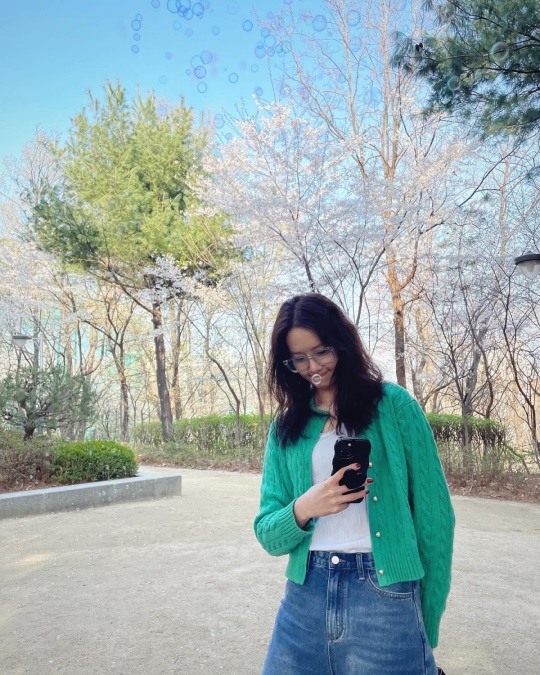 윤아님의 공원에서 사진