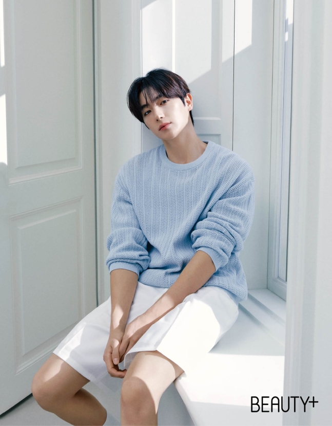 Hyunjae's pictorial with moist and smooth skin