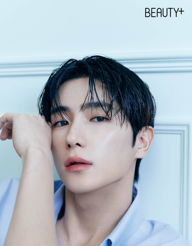 Hyunjae's pictorial with moist and smooth skin
