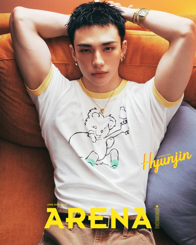 Hyunjin's Arena Homme Plus June pictorial photos