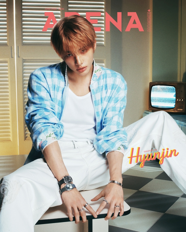 Hyunjin's Arena Homme Plus June pictorial photos
