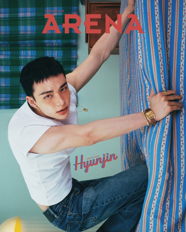Hyunjin's Arena Homme Plus June pictorial photos