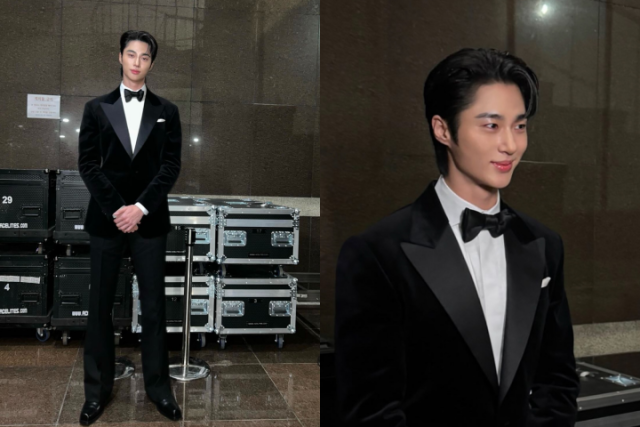 변우석, 슈트핏 무슨 일…190cm+넓은 어깨 '눈길'