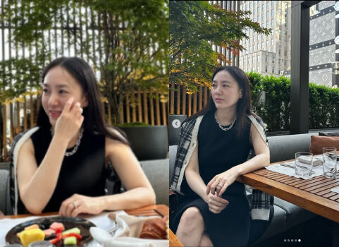 '1300억 사모님의 클래스' <b>박주미</b>, 여행지에서도 빛난 품격