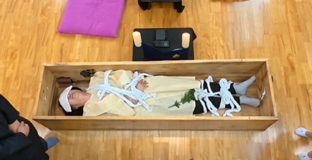 <b>최양락 임종 체험</b>… 팽현숙, 유서 읽으며 오열