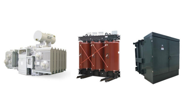 북미 데이터센터에 납품되는 LS일렉트릭의 배전유입변압기 배전몰드변압기 배전패드변압기. /LS일렉트릭