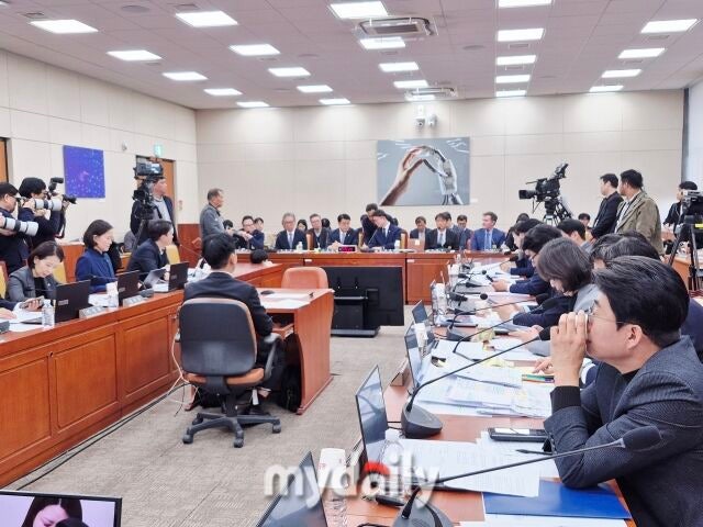 지난 2일 국회 쿠팡 개인정보 유출 사태 관련 과학기술정보방송통신위원회 전체회의 현장. /방금숙 기자