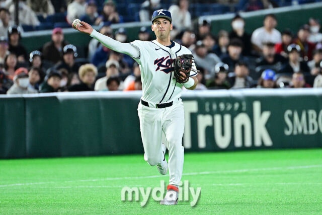 '위트컴 통한의 3루 선택' 한국, 승부치기 끝 대만에 4-5 충격패…김도영 홈런 포함 3타점 활약 날아갔다. [MD도쿄]