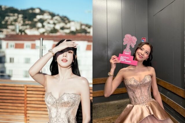 블랙핑크 지수, 칸 홀린 자신감…보정 따윈 필요 없는 '로판 여주' 미모...