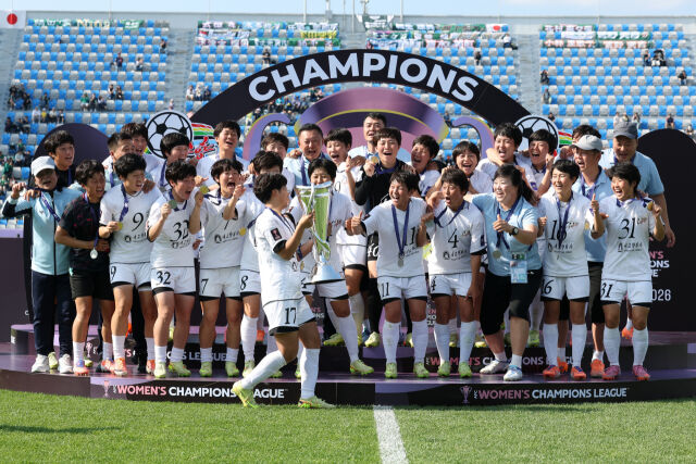 역시 북한 여자 축구 강하다...<b>내고향</b>축구단 <b>AWCL 우승</b>, 도쿄 베르디 1-...