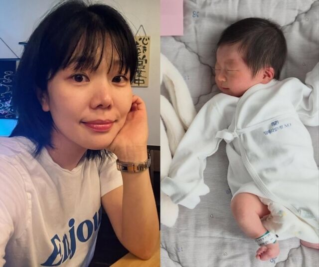 '응팔' <b>이문정</b>, 셋째 딸 출산…"두 오빠 섞어 닮아, 많은 축복 부탁" [전...