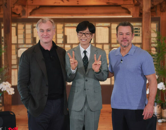 Christopher Nolan and Matt Damon Drop By Yoo Quiz for an Unexpected Seoul Visit
