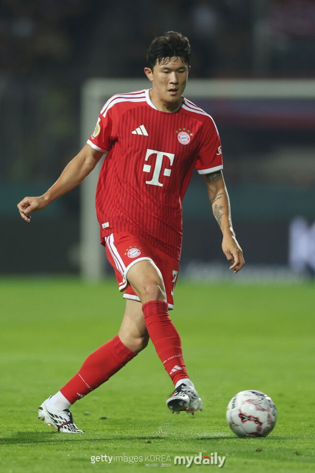 바이에른 뮌헨의 김민재가 오스나브뤼크와의 2026-27시즌 DFB포칼 1라운드에서 선발 출전했다./게티이미지코리아