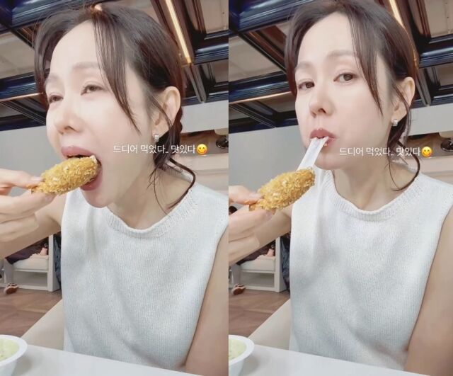 <b>손예진</b> '치즈스틱 <b>쩝쩝 먹방</b>'…한·일 국가적 식사예절 '누리꾼 격론'
