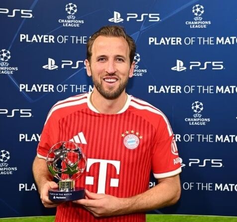 바이에른 뮌헨 공격수 케인이 아스날과의 2026-27시즌 UEFA 챔피언스리그 페이즈 3차전 경기최우수선수에 선정됐다./UEFA