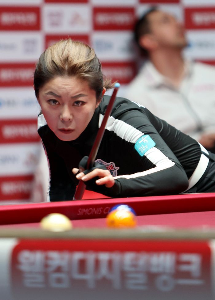 ‘PS 보인다’ <b>하나카드</b>, <b>김가영</b> 퍼펙트큐 앞세워 PBA 팀리그 4연승