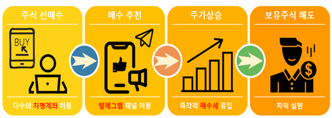 텔레그램을 이용한 핀플루언서의 부정거래행위 사건 개요.ⓒ금융감독원