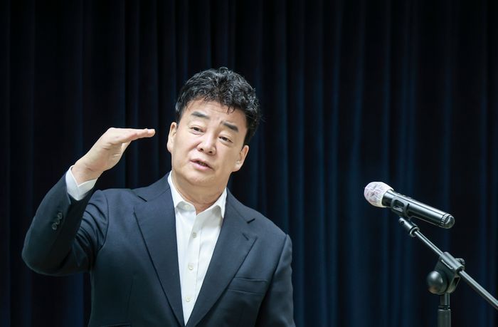 백종원 더본코리아 대표.ⓒ 뉴시스