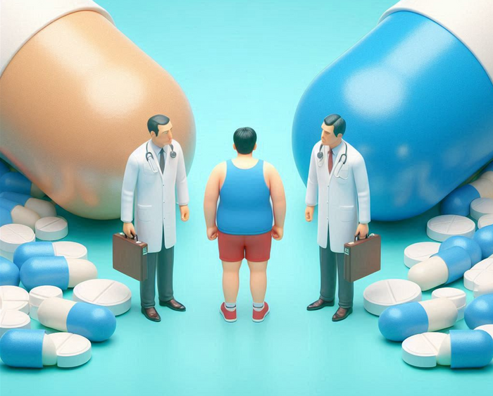 글로벌 제약사들이 경구용 비만약 개발을 두고 경쟁을 벌이고 있다.AI 이미지.