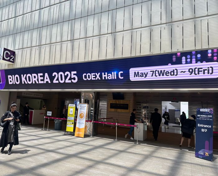 7일부터 9일까지 서울 코엑스에서 열리는 바이오코리아 2025 현장.ⓒ데일리안 이소영 기자