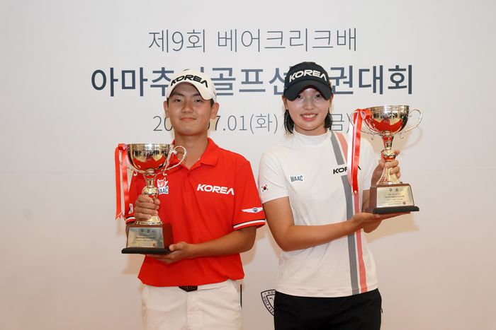 국가대표 강승구·<b>박서진</b>, 제9회 <b>베어크리크배 우승</b>