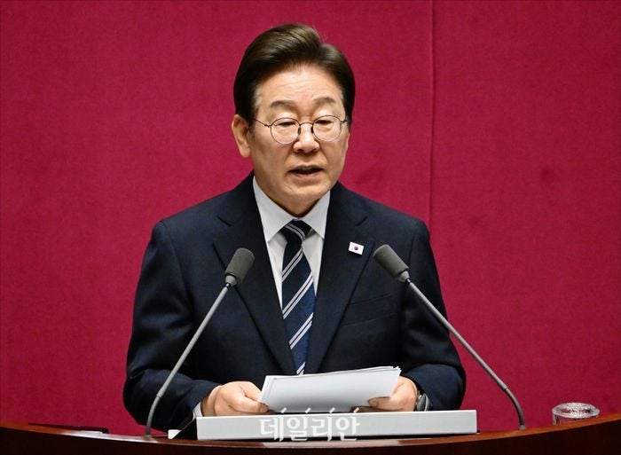 李대통령 "<b>강릉</b>에 마침내 <b>단비</b>…<b>희망</b>과 활력 선사해주길"