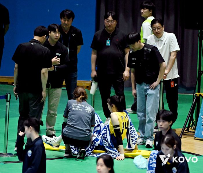 <b>현대건설 양효진</b>, 좌측 무릎 염좌 “추후 경과 관찰”