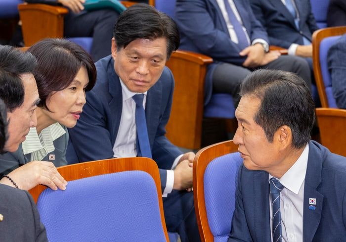 <b>정청래</b> "<b>국가</b>정보자원관리원 화재, 당 차원 지원대책 긴밀히 협의 지시...