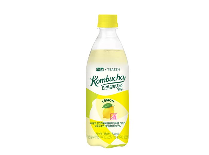 서울장수 480ml 소용량 막걸리 ‘티젠 콤부차주 레몬’ⓒ서울장수